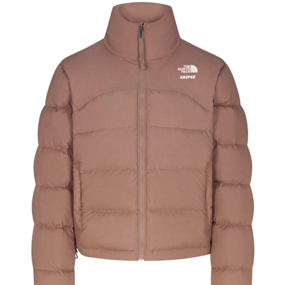 The North Face x Skims 2000 Retro Nuptse Jacket - Sienna in Size Small